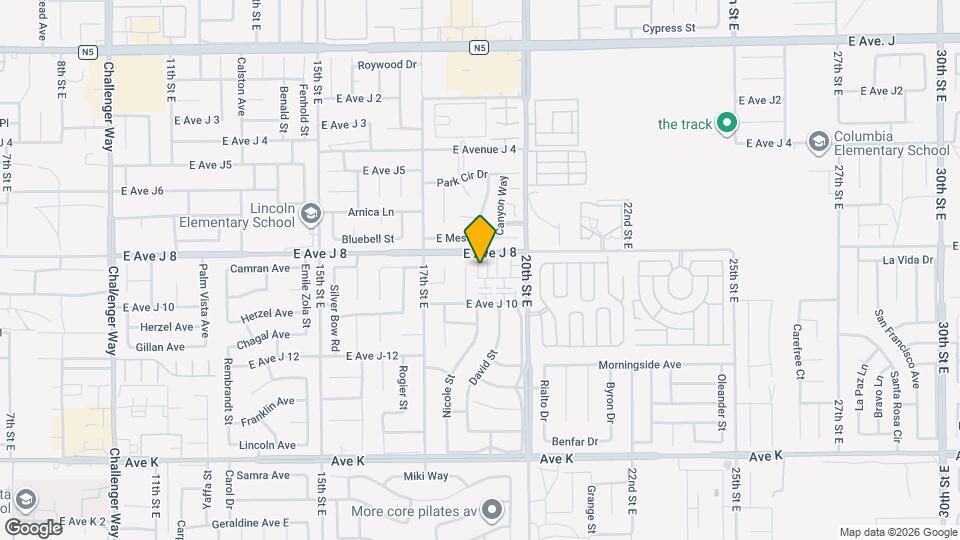43941 18th Street E Map and Location Details