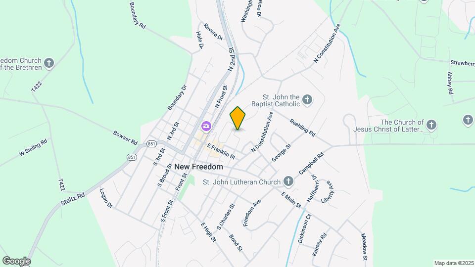 New Freedom Apartments Mapa y Detalles de la Ubicación