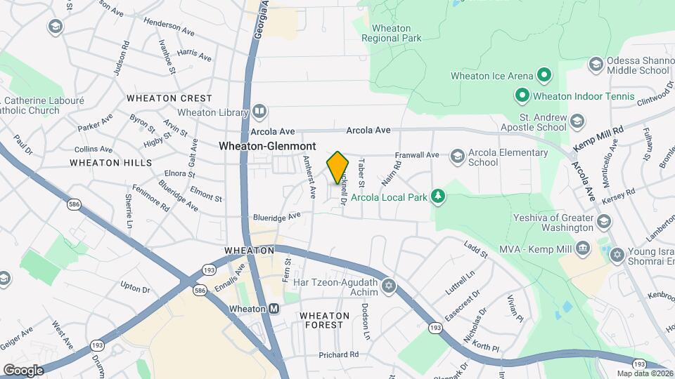 11508 Bucknell Dr Map and Location Details