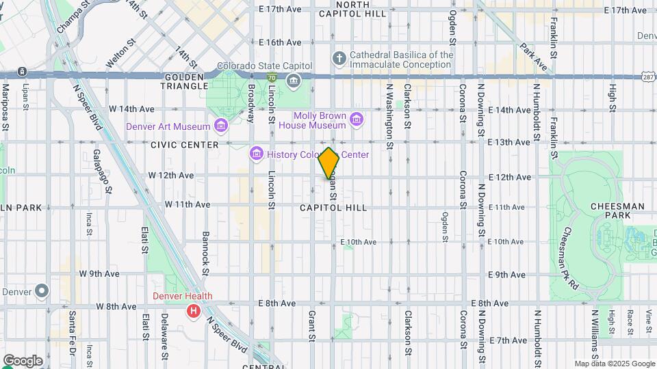 1159 Logan St, Unit APT 1 Map and Location Details