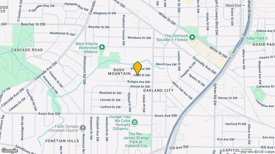 1276 Ladd St SW, Unit Master Bedroom Map and Location Details