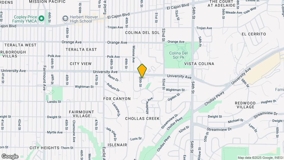 50th Street Villas Map and Location Details