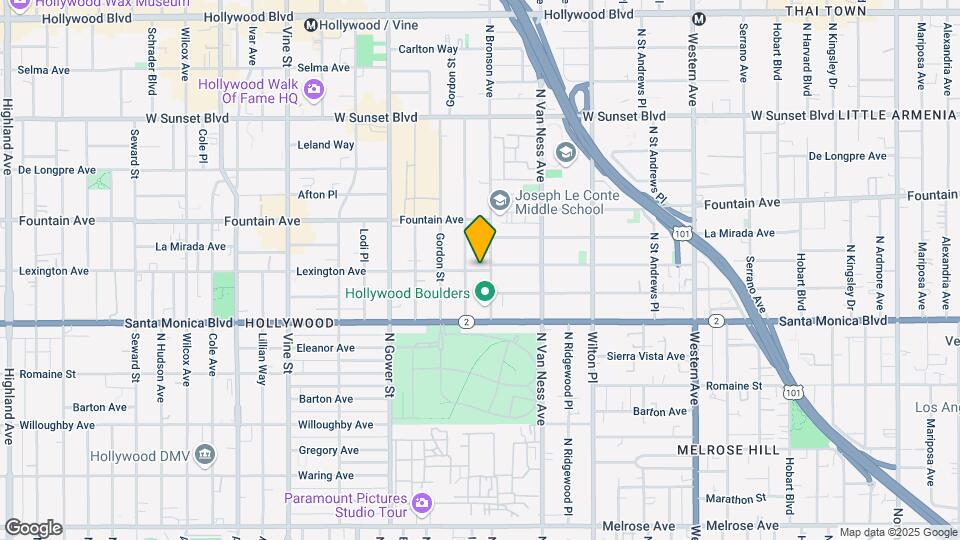5917 Lexington Ave Mapa y Detalles de la Ubicación
