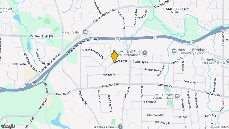 2700 Connally Dr Map and Location Details