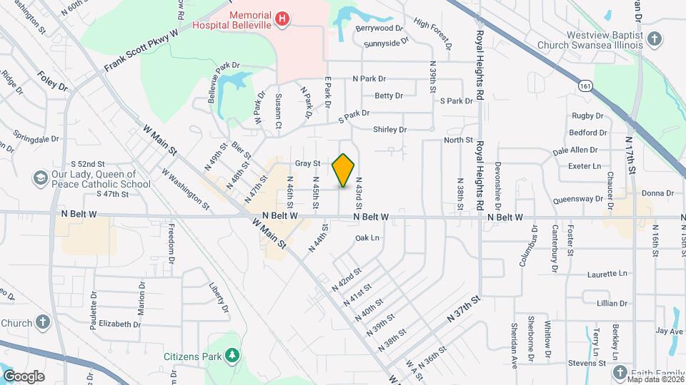 126 N 44th St Map and Location Details