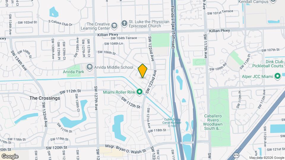 12220 SW 111th Terrace Map and Location Details