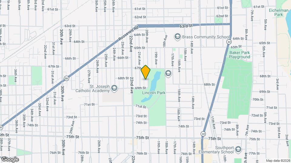 6808 20th Ave, Unit 2nd Floor Map and Location Details
