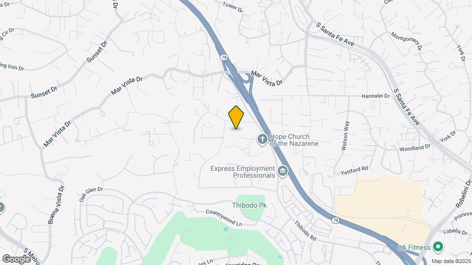 543 Edna Way Map and Location Details