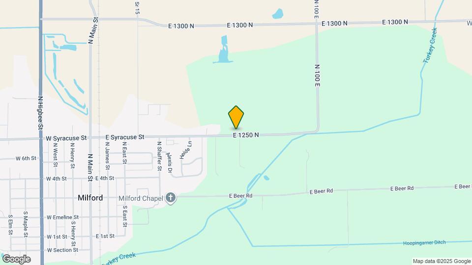 632 E 1250 N Map and Location Details