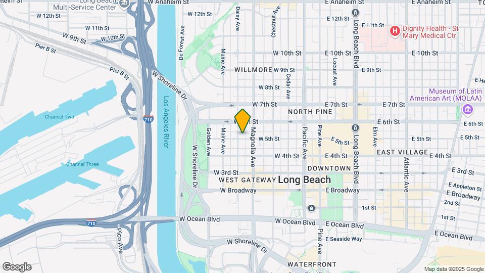 541 W 5th St Mapa y Detalles de la Ubicación