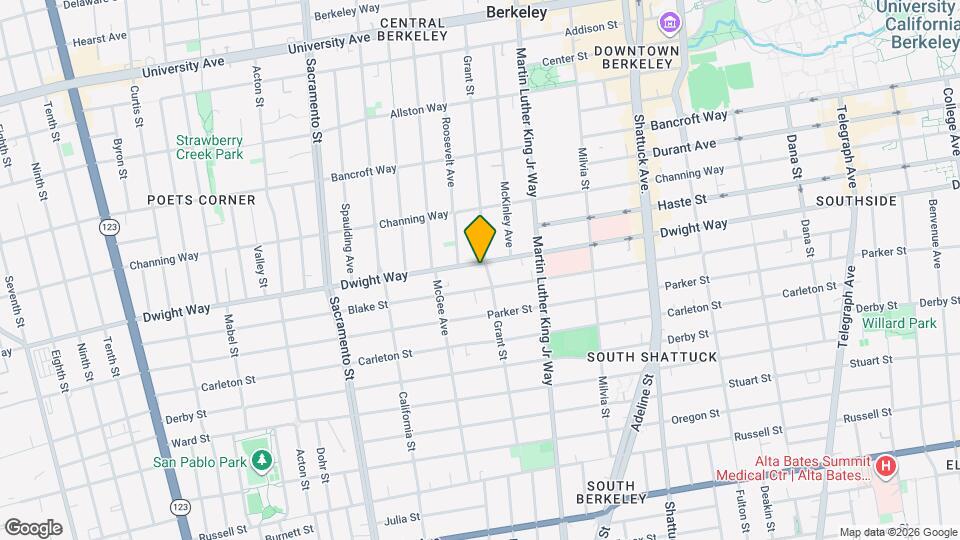 2504 Grant St Mapa y Detalles de la Ubicación