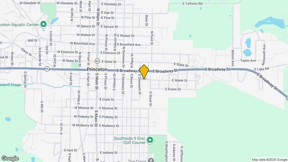 615 E Water St Map and Location Details