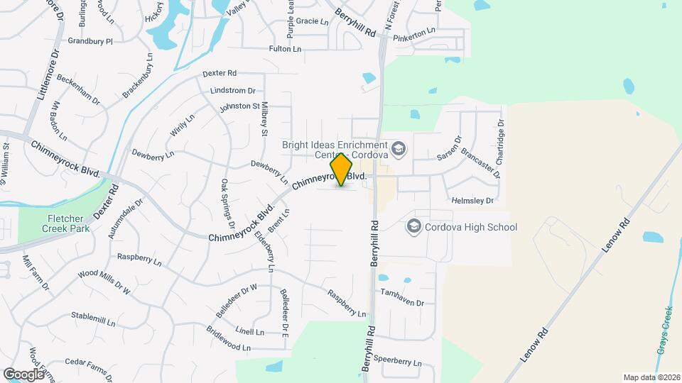 9115 Cinderhill Cove E Map and Location Details