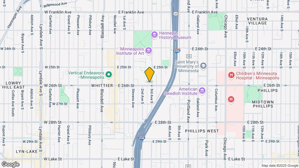 2550 3rd Ave S Mapa y Detalles de la Ubicación