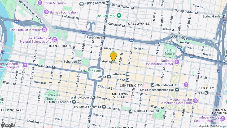 1222 Arch Street Mapa y Detalles de la Ubicación