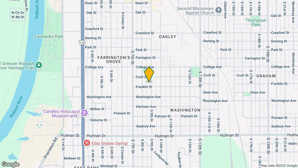 1227 S 9th St Map and Location Details