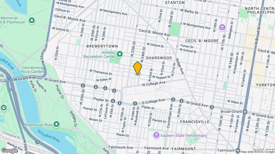 2403-2407 W Thompson St Map and Location Details