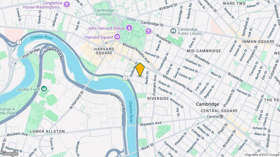 Harvard University Housing Map and Location Details