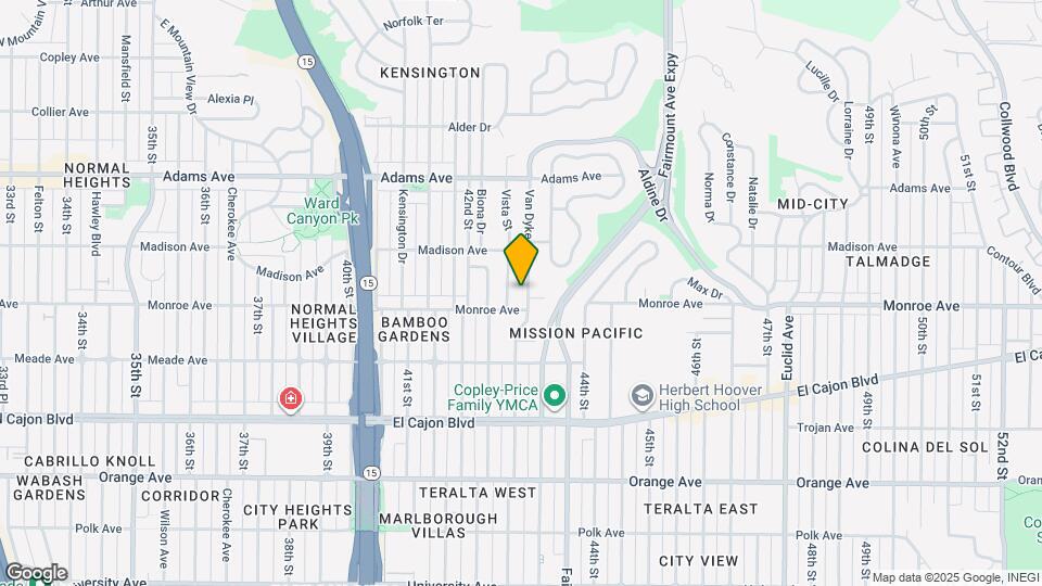 4516 Van Dyke Ave Map and Location Details