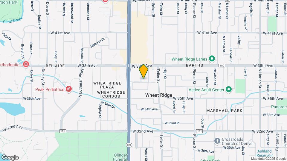 7431 W 36th Ave Mapa y Detalles de la Ubicación