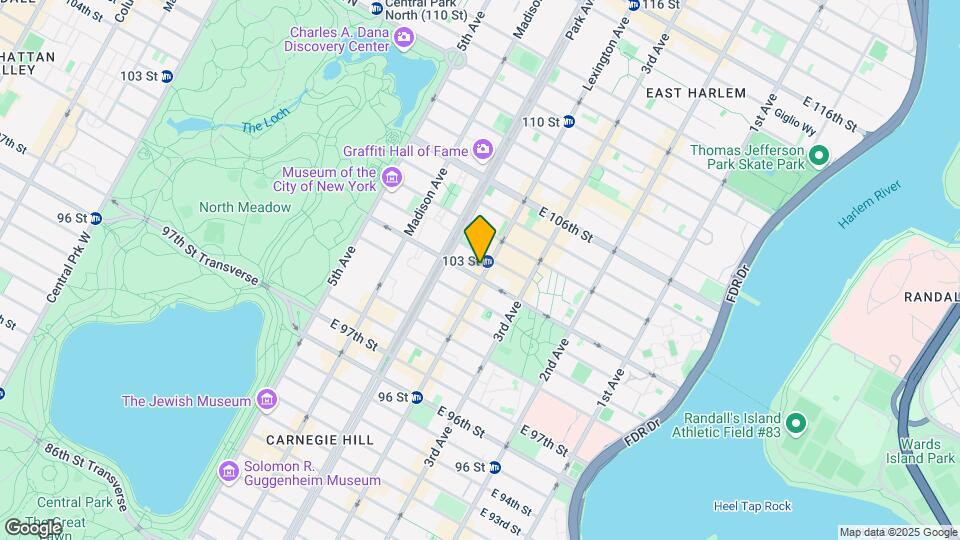 129 E 102nd St Map and Location Details