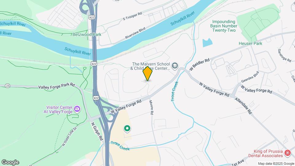 20926 Valley Forge Cir Map and Location Details