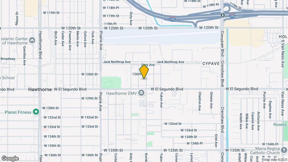 12701 Kornblum Ave Map and Location Details
