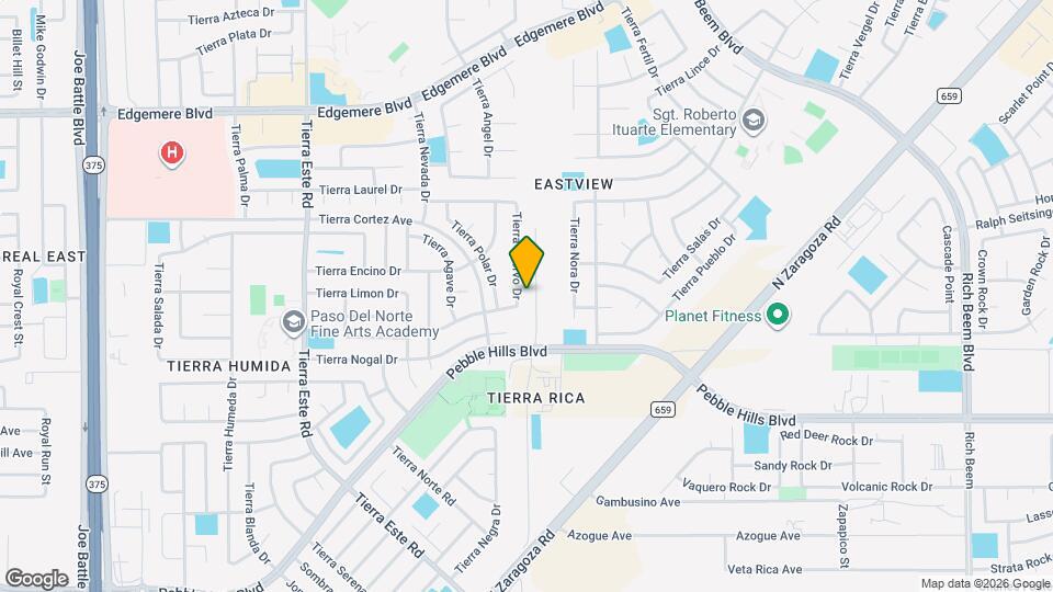 3008 Tierra Cuervo Dr Mapa y Detalles de la Ubicación