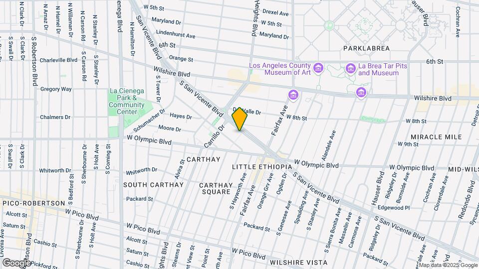6200 San Vicente Blvd Map and Location Details