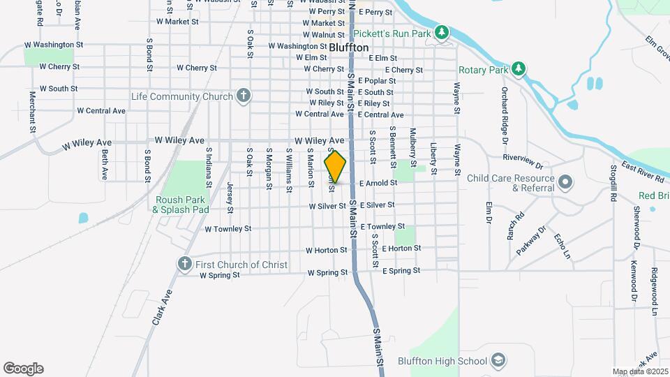 805 S Johnson St Map and Location Details