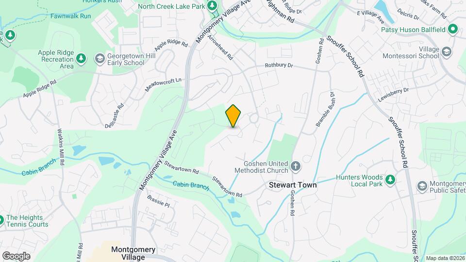 9505 Fern Hollow Way Map and Location Details