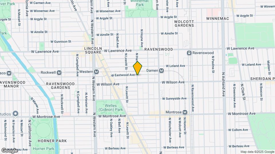 4617 N Hamilton Ave Map and Location Details