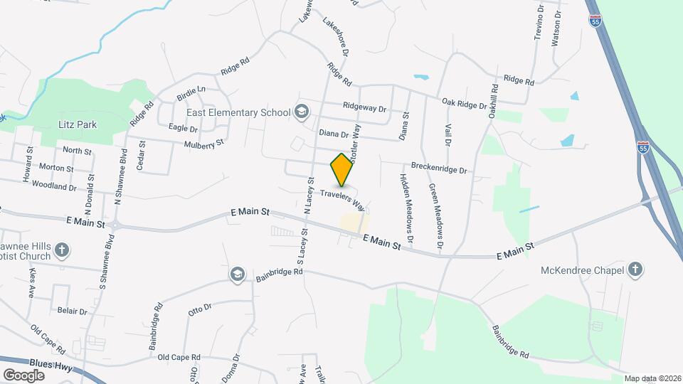 2600-2602 Travelers Way Map and Location Details