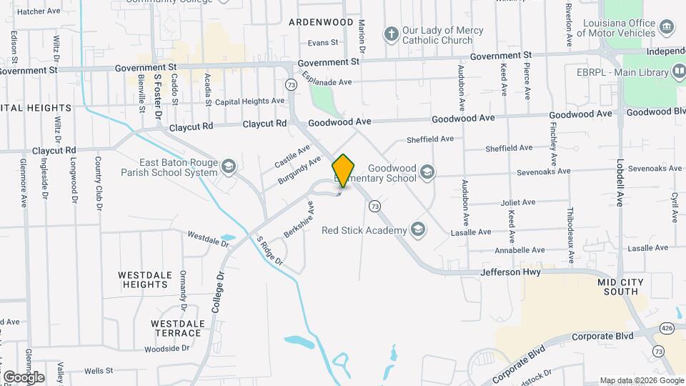 6014 College Dr Map and Location Details