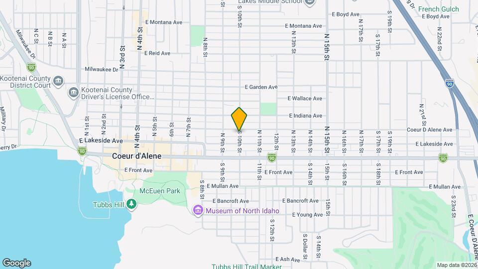 213 N 10th St, Unit ADU Mapa y Detalles de la Ubicación