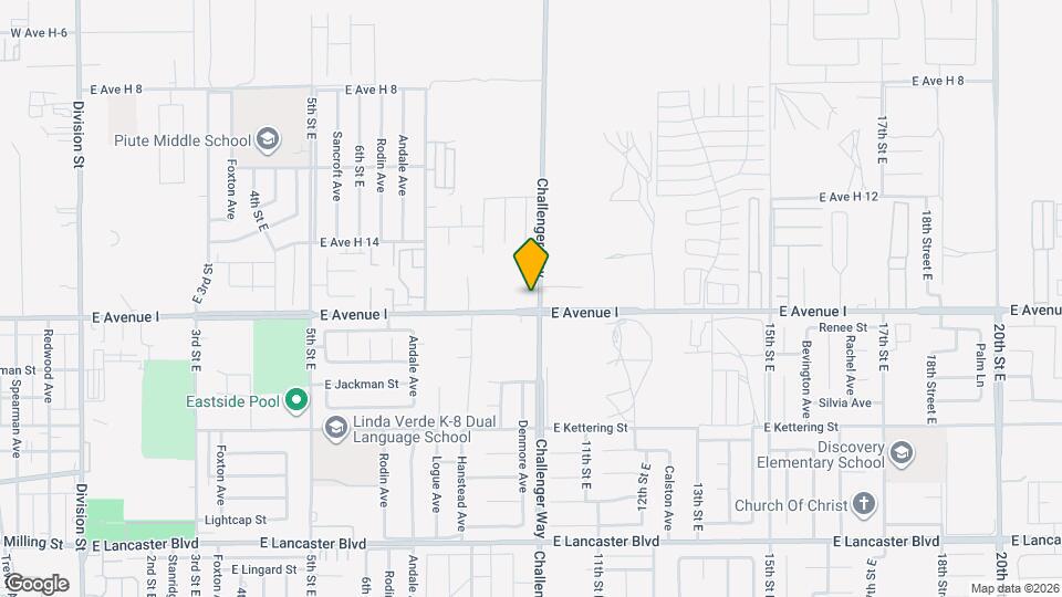 849 E Avenue I Mapa y Detalles de la Ubicación