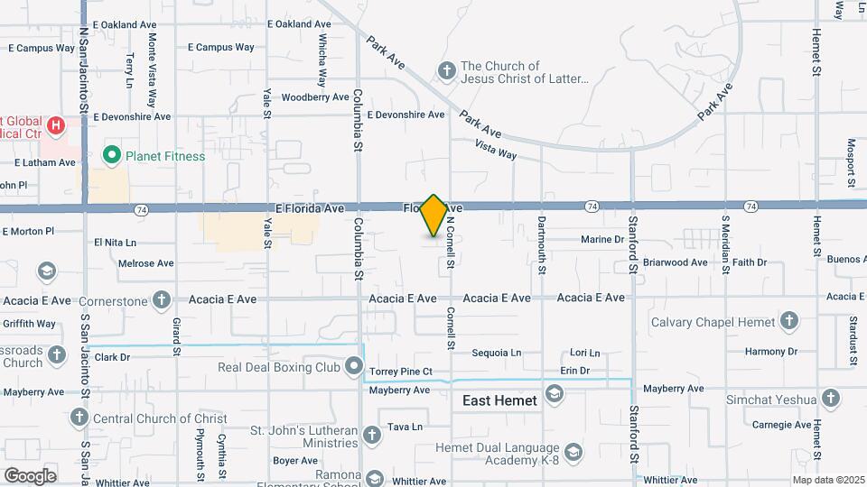 25857 Cornell St Map and Location Details