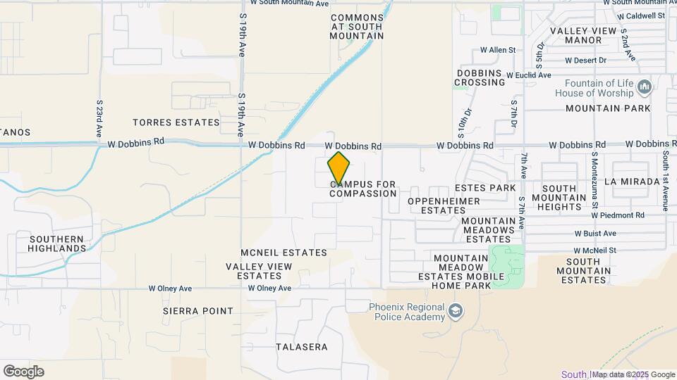 1623 W Estes Way Map and Location Details