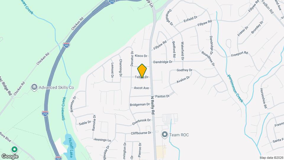 7511 Telfair Dr Map and Location Details