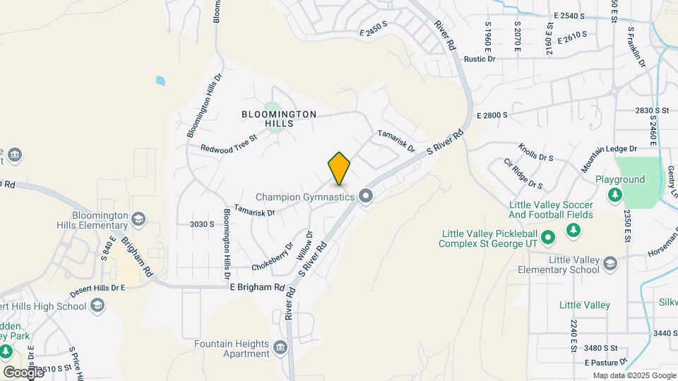 3022 S Basswood Cir, Unit Basement Appartment Map and Location Details