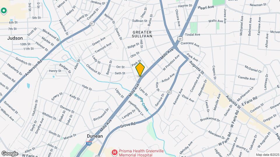 328 Mills Ave Map and Location Details