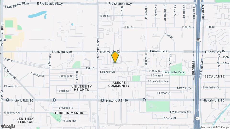 1849 E Kirkland Ln Map and Location Details