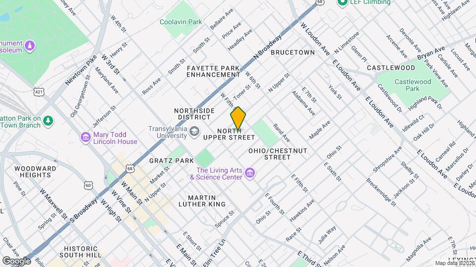 441 N Limestone Map and Location Details