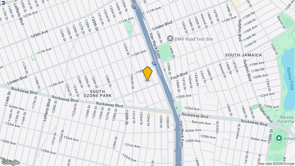 116-47 134th St Map and Location Details