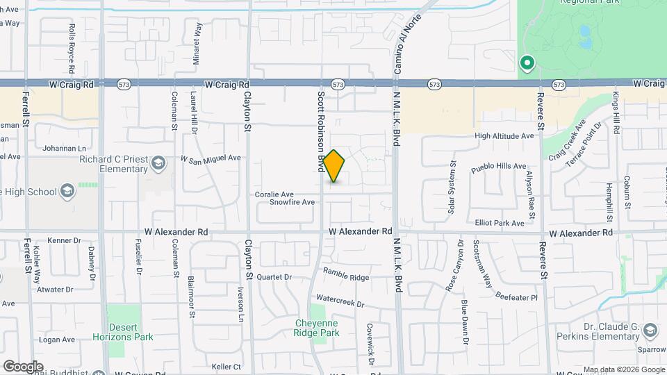 4116 Gold Desert St Map and Location Details