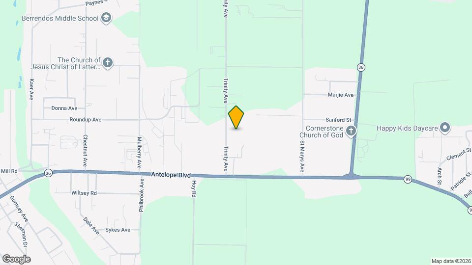 13602 Trinity Ave Map and Location Details