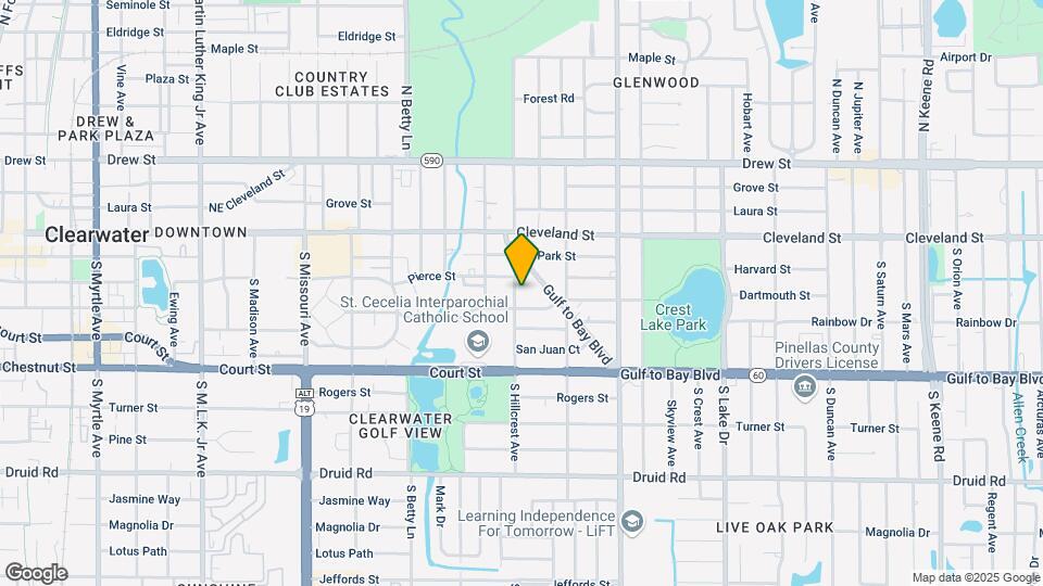 223 S Hillcrest Ave Mapa y Detalles de la Ubicación