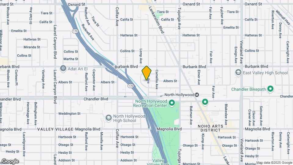 5457 Beck Ave Map and Location Details
