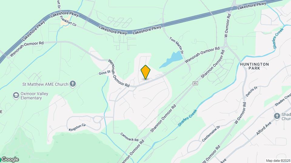 2710 Wenonah-Oxmoor Rd Map and Location Details