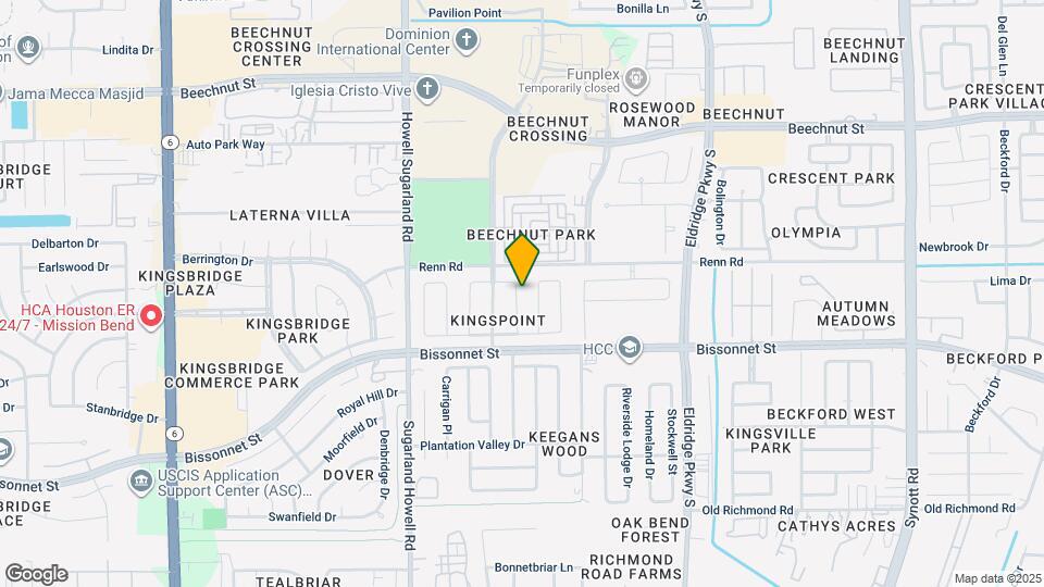 8811 Earnestwood Dr Map and Location Details